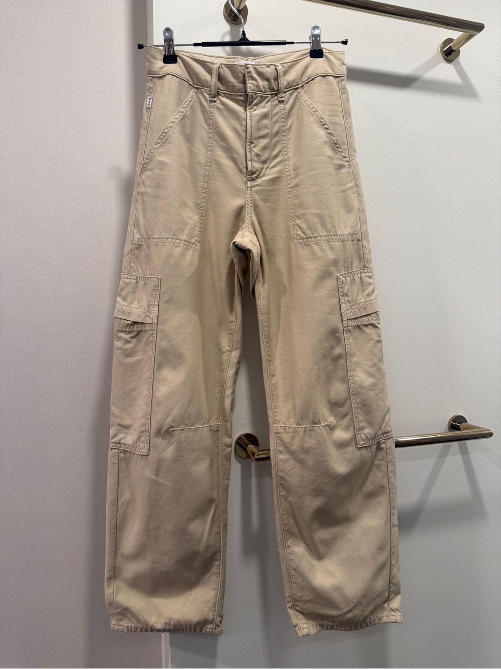 Citizens Of Humanity Beige Cargo Trousers